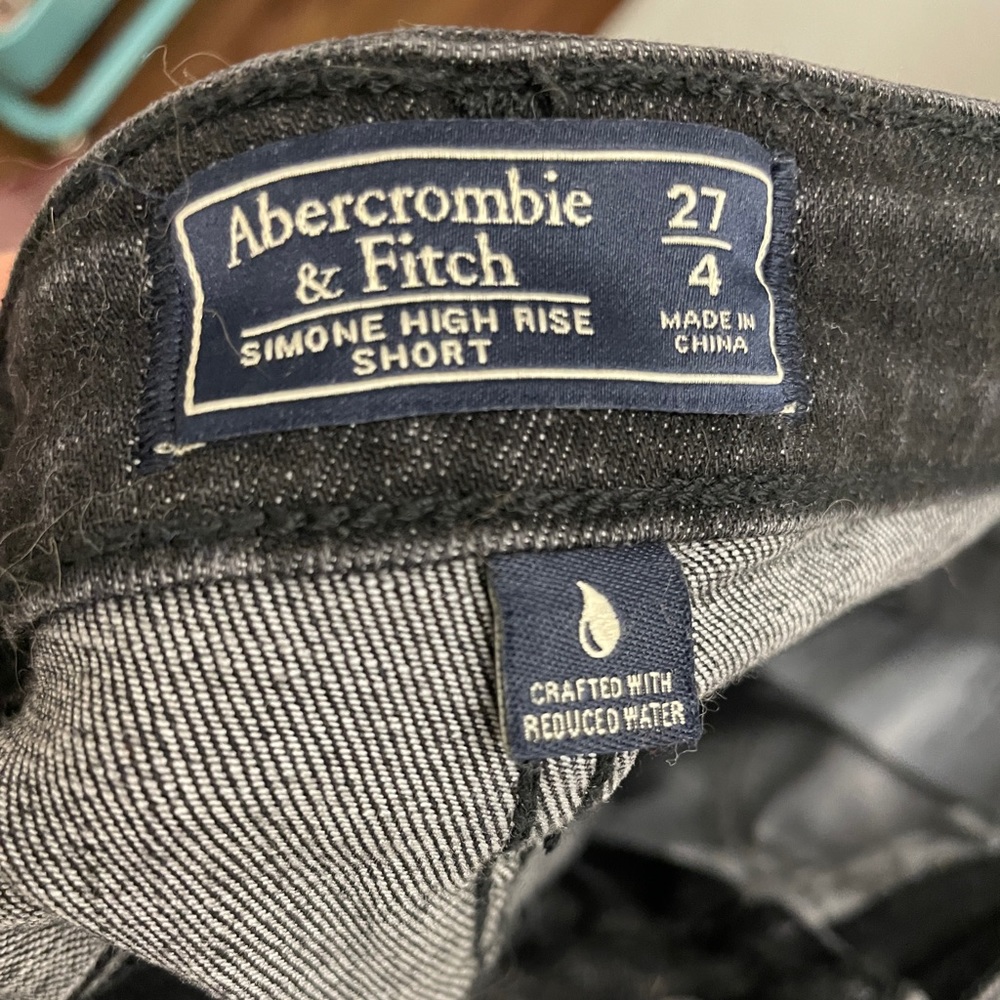 NWT A&F Simone High Rise Short 27 4 - Picture 4 of 6